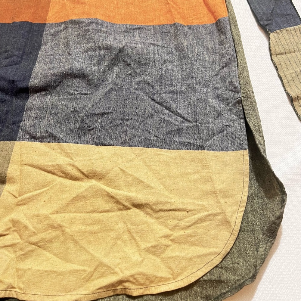Anthropologie Conditions Apply - Hand Woven 100% Cotton Shirt dress M Exclusive - Picture 4 of 16
